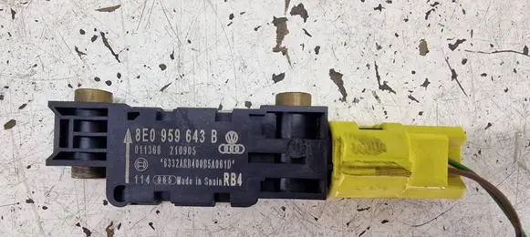 Airbag deployment crash/impact sensor