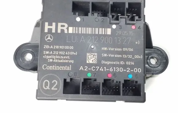 Mercedes-Benz E W212 Door control unit/module A2129001327