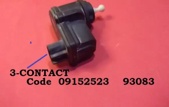 Headlight level adjustment motor