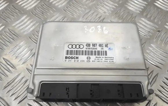 Audi A6 S6 C5 4B Engine control unit/module 4B0907401AE 0281010496