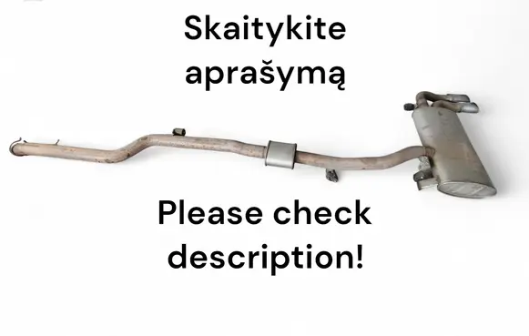 BMW X3 F25 Muffler/silencer 7606412 7606413