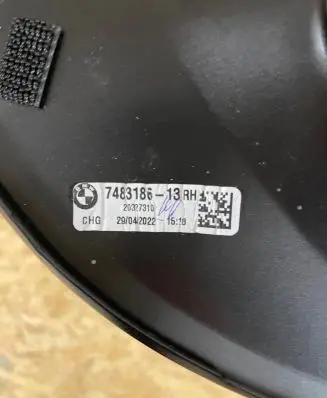 BMW 2 F44 Rear side glass trim 7483185 7483186