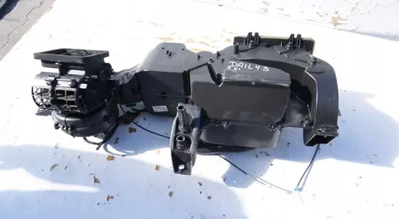 Interior heater climate box assembly