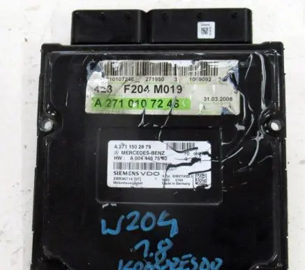 Mercedes-Benz C W204 Engine control unit/module A2710107246 A2711502879 A0044467540