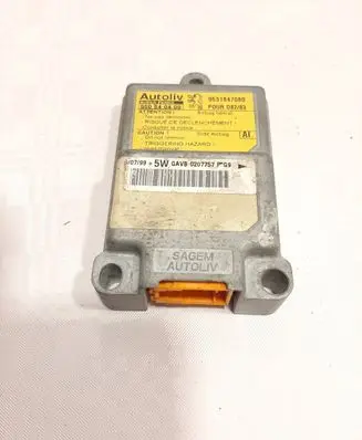 Peugeot 406 Airbag control unit/module 9631847080 550540400 0207757