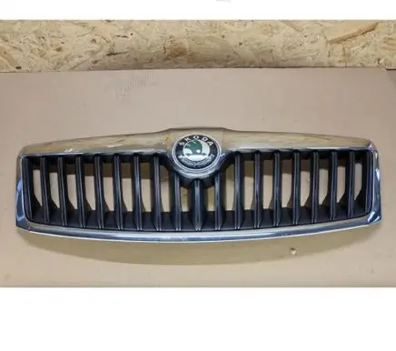 Skoda Octavia Mk2 (1Z) Front bumper upper radiator grill 1Z0853651C
