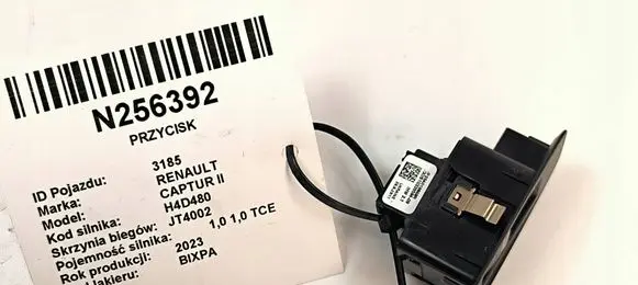 Renault Captur II Other switches/knobs/shifts 254019868R