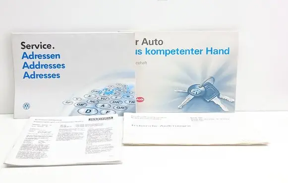 Audi A6 S6 C4 4A Owners service history hand book 