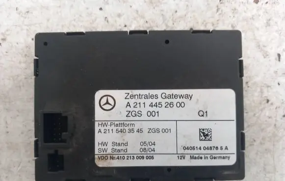 Mercedes-Benz E W211 Gateway control module A2115403545 410213009005 A2114452600