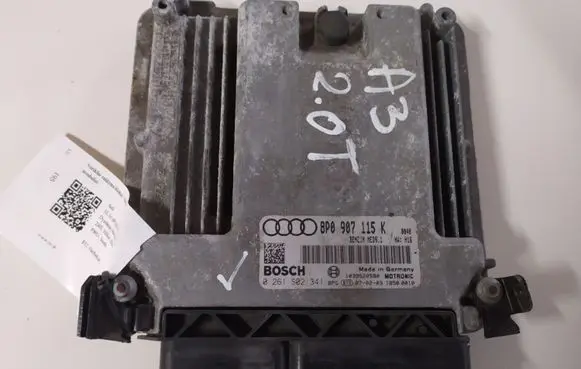Audi A3 S3 8P Engine control unit/module 8P0907115K 0261S02341