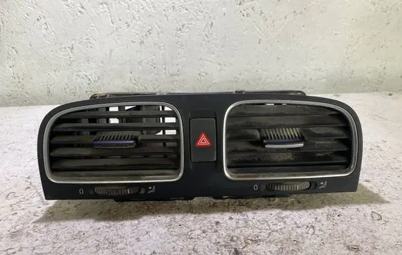 Volkswagen Golf VI Dash center air vent grill 5K0815736D