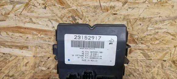 Opel Insignia A Tailgate/trunk control unit/module 23152917 22908894AA 101930C