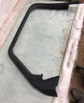 Mercedes-Benz GLC C254 Rear door glass trim molding A2547370100