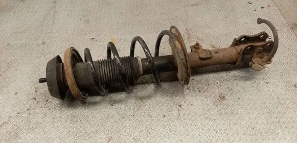 Opel Agila B Front shock absorber with coil spring 