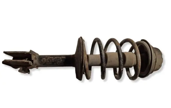 Renault Clio I Front shock absorber with coil spring 7700803442