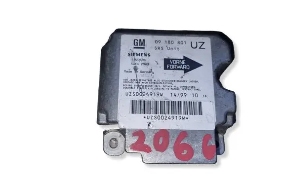 Opel Omega B2 Airbag control unit/module 09180801 5WK42903