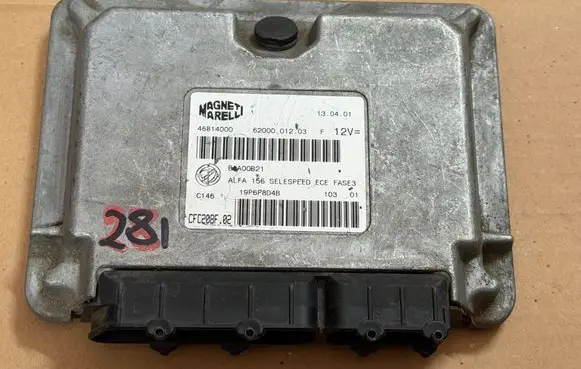 Alfa Romeo 156 Engine control unit/module 46814000 19P6P8D4B BJA00B21
