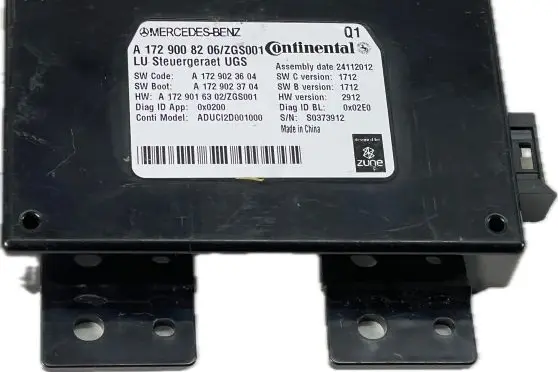 Mercedes-Benz SLK R172 Other control units/modules A1729008206