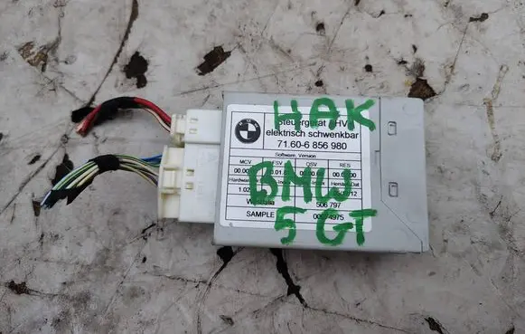 BMW 5 GT F07 Tow bar trailer control unit/module 6856980