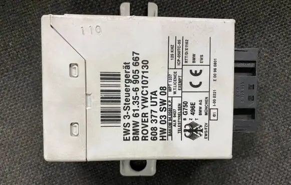 BMW 3 E46 Immobilizer control unit/module YWC107130 608377UTA 61356905667