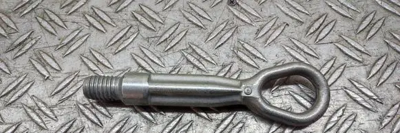 Towing hook eye