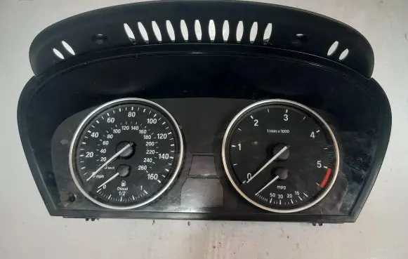 BMW 5 E60 E61 Speedometer (instrument cluster) 62109194890 110080398 6404978903