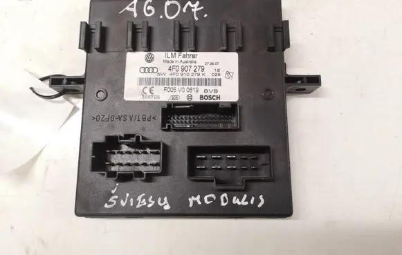 Audi A6 S6 C6 4F Power management control unit 4F0907279 F005V00619