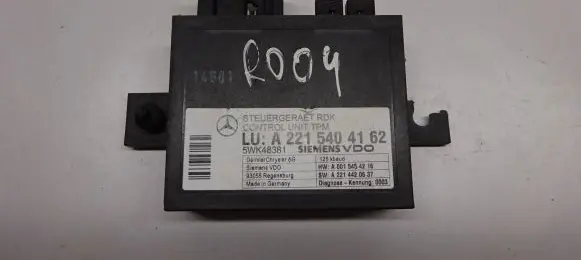 Mercedes-Benz S W221 Tire pressure control unit A2215404162 A0015454216