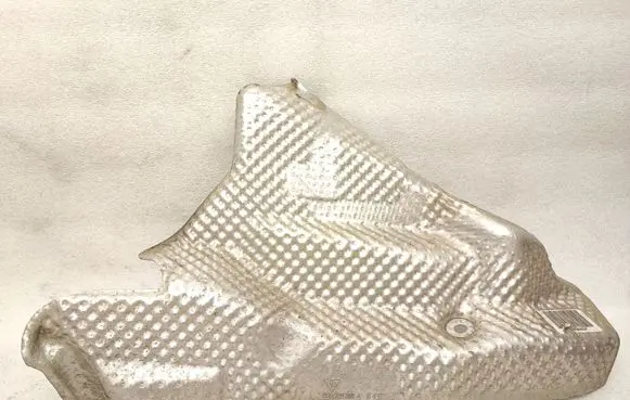 Heat shield in engine bay