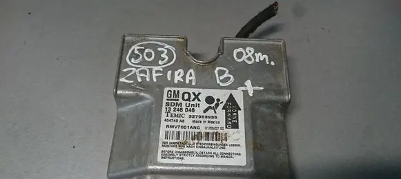 Opel Zafira B Airbag control unit/module 13246046 327963935
