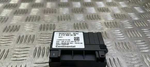 Mercedes-Benz E W212 Fuel injection pump control unit/module A2129003408