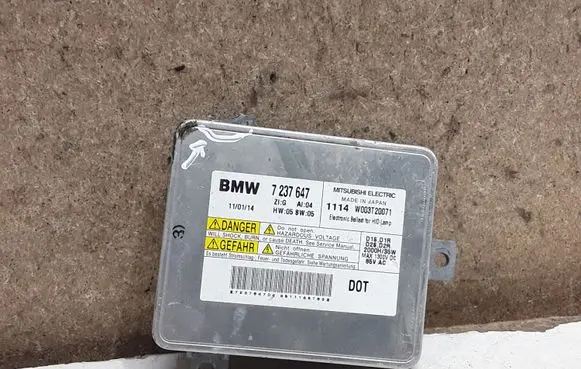 BMW 5 F10 F11 Headlight ballast module Xenon 7237647