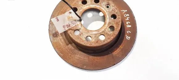 Audi A3 S3 8P Rear brake disc neventiliuojamas