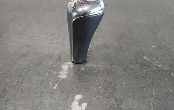 Gear lever shifter trim leather/knob