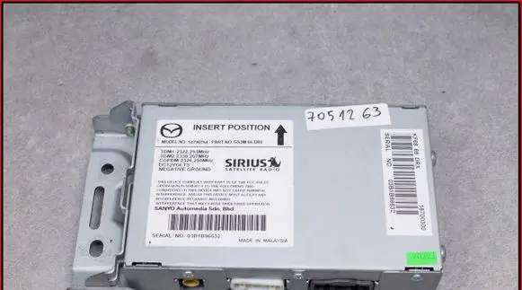 Mazda 6 Other control units/modules GS3M66DR0