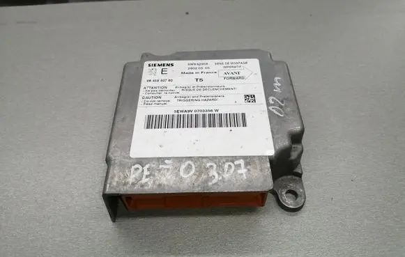 Peugeot 307 Airbag control unit/module 9645840780