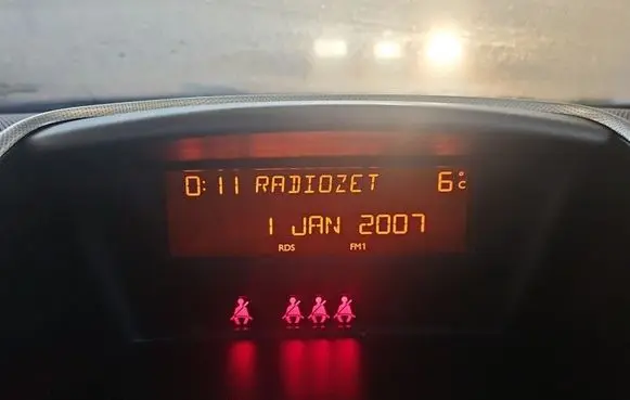 Peugeot 207 Screen/display/small screen 5555502902 IMPRK1536431