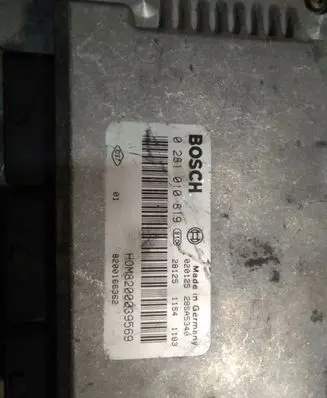 Renault Scenic I Engine control unit/module 0281010819 2812511541183 020125