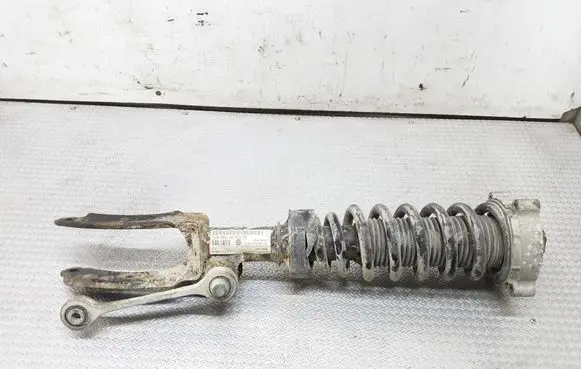Volkswagen Touareg I Front shock absorber with coil spring 7L6412021AD