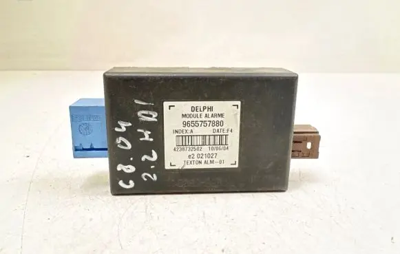 Citroen C8 Alarm control unit/module 9655757880 E2021027 4238732502
