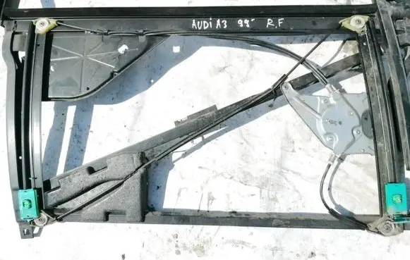 Sliding door window regulator with motor