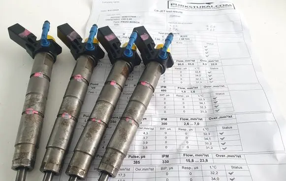 Fuel injectors set