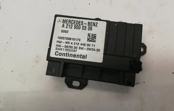 Mercedes-Benz C W204 Fuel injection pump control unit/module A2129000306