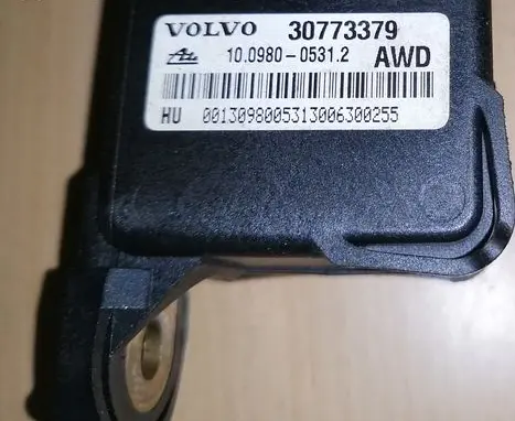 Volvo V70 ESP acceleration yaw rate sensor 30773379