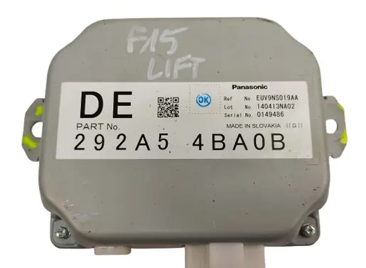 Nissan Juke I F15 Camera control unit module 292A54BA0B