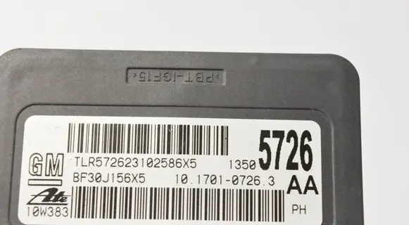 Opel Astra J ESP (stability system) control unit 13505726