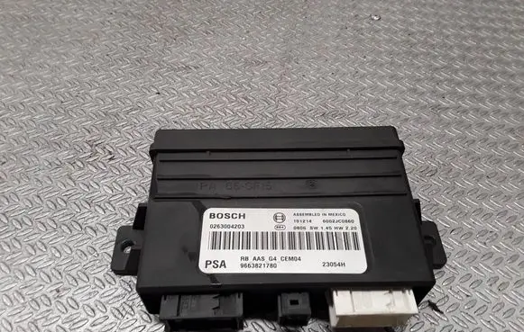 Citroen C5 Parking PDC control unit/module 0263004203 9663821780 6002JC0860