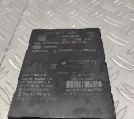 Volkswagen PASSAT B8 Keyless (KESSY) go control unit/module 3Q0959435