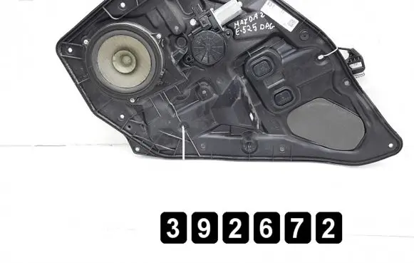 Mazda 2 Rear door window regulator with motor d6517297xc
