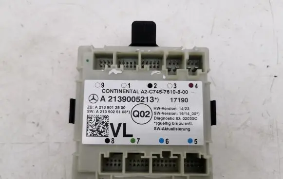 Mercedes-Benz E W213 Door control unit/module A2139005213